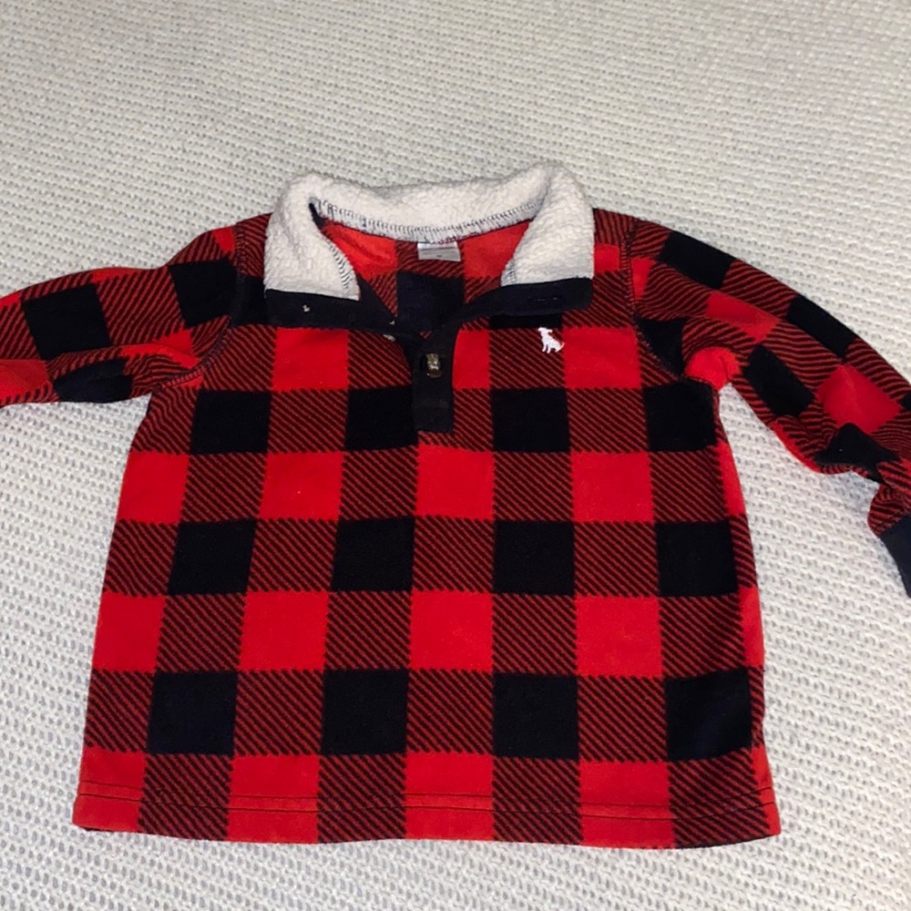Boys L/S winter fleece top. Size 18 months